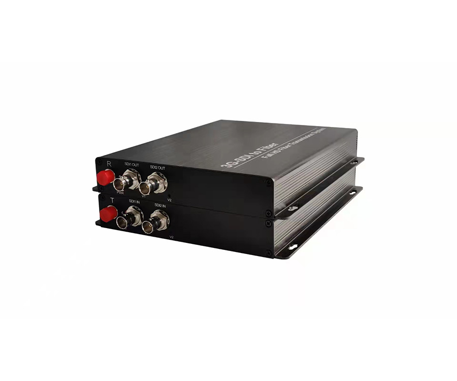 2-Channel HD-SDI/3G-SDI Video over Fiber Converter, 1080P